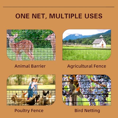 Plastic Mesh Fence Deer Fencing 4x75ft (4ft*75ft)