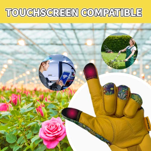 Gardening Gloves for Women (1 Pair Per Pack-colorful Flowers / Small)