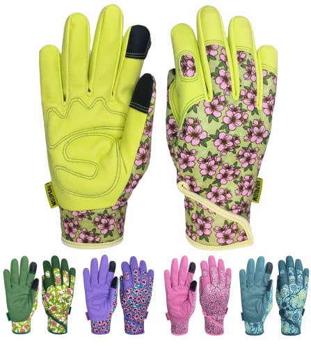 Women Gardening Gloves (1 Pair Per Pack-chartreuse / Medium)