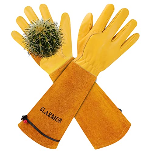 Gardening Gloves for Women Men (Yellow / Small (Pack of 1))