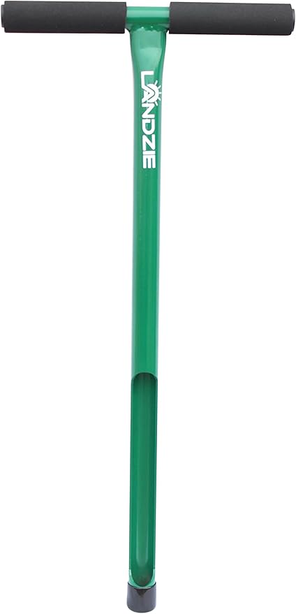 LANDZIE Soil Probe - 20 Inch Soil Sample Probe Soil Core Sampling Tool - 12 Inch Sample Depth Soil Sampler Probe and Soil Test Probe - Soil Sample Tool Soil Probes for Sampling Soil Probe Rod