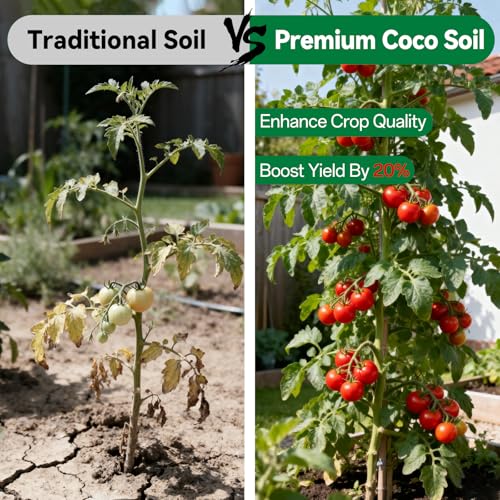 8 Pcs Coco Coir Brick for Plants (8pcs)