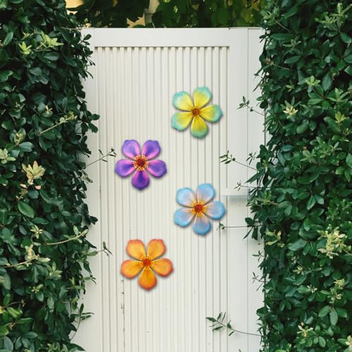 Metal Flowers Wall Decor (Flowers-J)