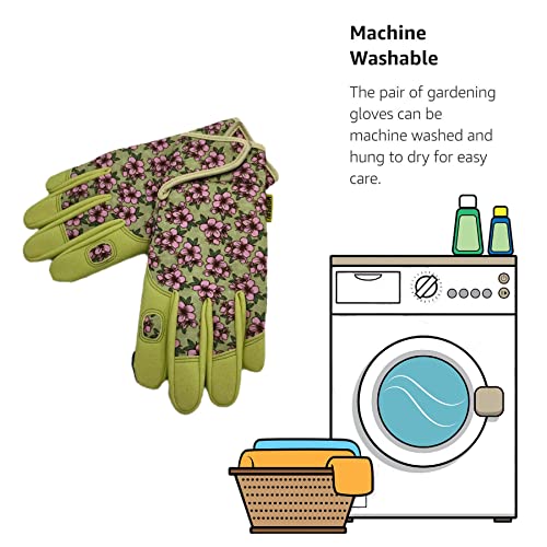 Women Gardening Gloves (1 Pair Per Pack-chartreuse / Medium)