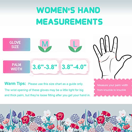 Gardening Gloves for Women (Medium/4 Colors)