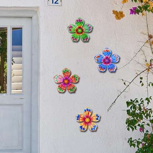 Metal Flowers Wall Decor (Flowers-B)