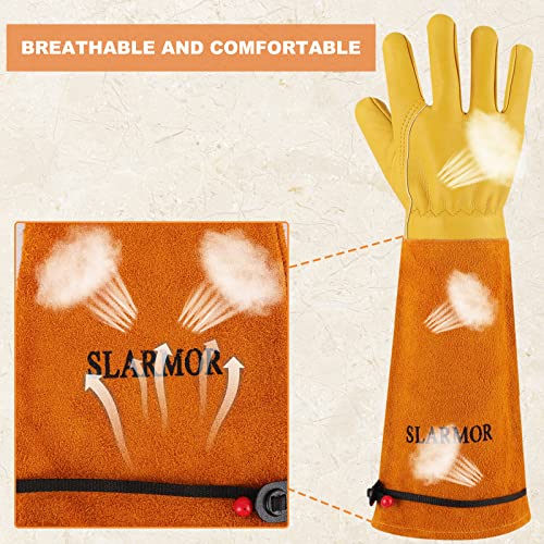 Gardening Gloves for Women Men (Yellow / Small (Pack of 1))