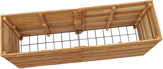 Raised Bed 59.1"x15.7"x28.3" Solid Wood Teak and Steel,Raised Garden Bed,Outdoor Planters for Flower Herb Garden