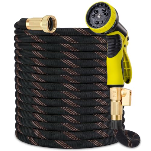 Garden Hose 100ft (Black Orange / 100FT)