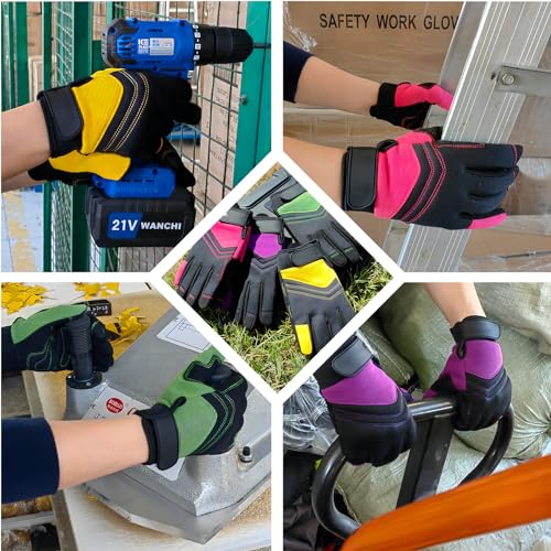 Work Gloves Men (1 Pair Per Pack-green Work Gloves / X-Large)