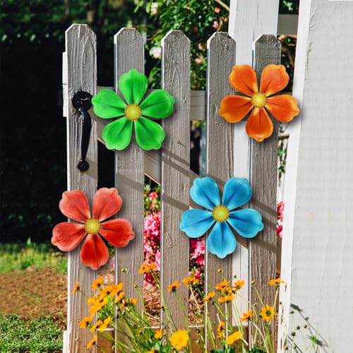 Metal Flowers Wall Decor (Flowers-E)