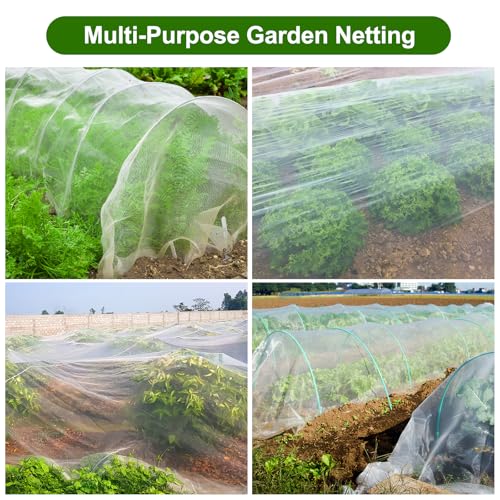 4 x 50 ft Garden Netting Row Cover (4ft x 50ft)