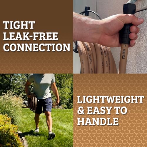 Colors SwivelGrip Garden Hose 5 (SwivelGrip / Brown Mulch / 5ft)