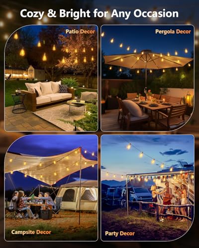 175FT Solar String Lights Outdoor (175FT(56 Sockets))