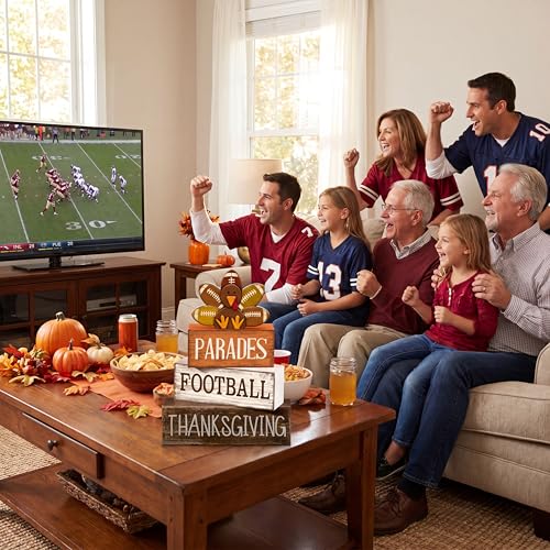 4 Pcs Fall Football Decor (Thanksgiving Football)