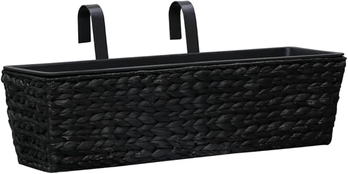 Planters 2 pcs Water Hyacinth Black Raised Beds for Gardening Pots for Plants Raised Garden Beds Outdoor for Raised Garden Beds for Gardening Plants Outdoor Porch