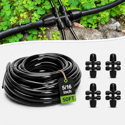 50FT 5 16 Inch Mainline Tubing with 6 (50FT - 5/16" Tubing)
