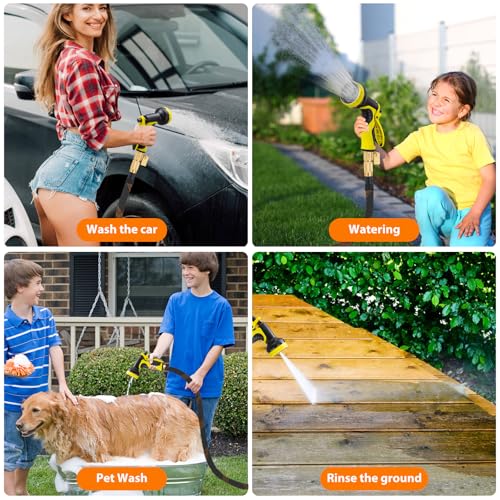 Garden Hose 100ft (Black Orange / 100FT)