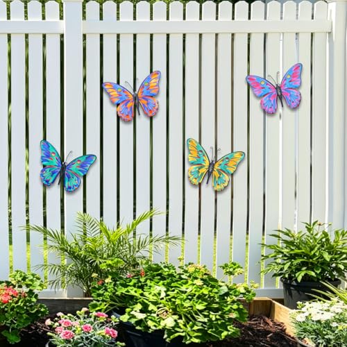 Metal Butterfly Wall Decor (Butterfly-G)