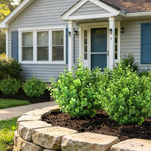 Artificial Greenery Eucalyptus Boxwood (Eucalyptus / 12PCS)