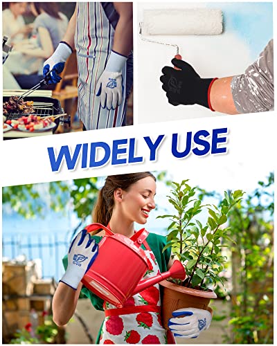 36 Pairs Garden Gloves Bulk for Men Women (Blue, Black)
