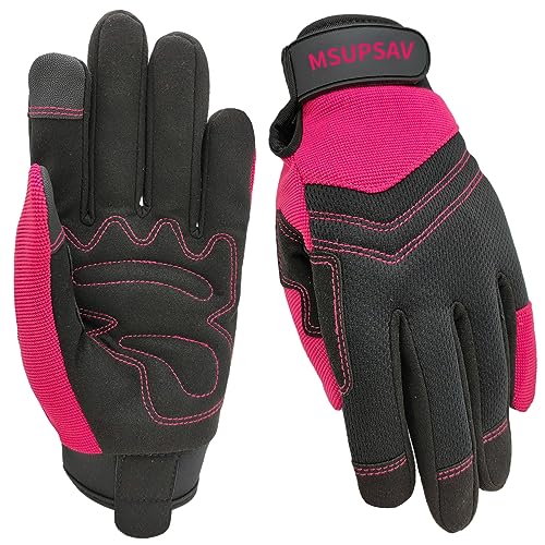 Women's Large Pink Work Gloves (1 Pair Per Pack-pink Work Gloves / Large)