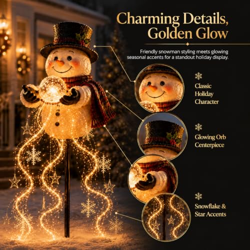 Snowman Magic Fountain (Style 3)