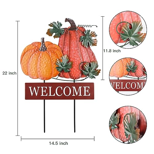 Fall Decorations for Home Outdoor (Orange)