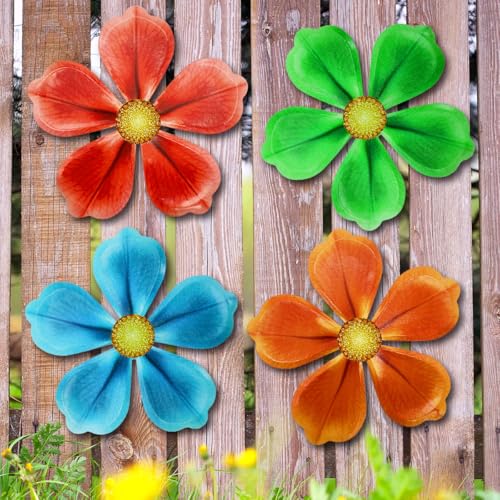 Metal Flowers Wall Decor (Flowers-E)