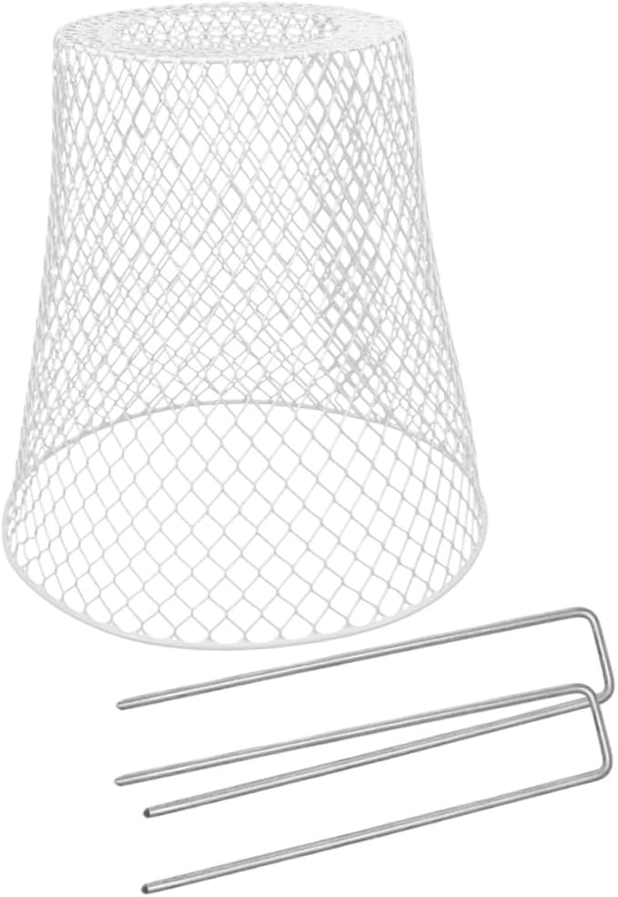 HANABASS 1set Robust Iron Garden Cloche Plant Protection Cover for Raised Beds Outdoor Use Multi-Purpose Flowerpot Cover Sturdy Mesh Cage