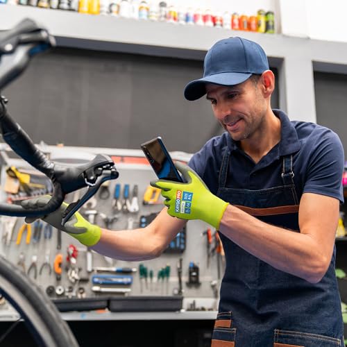 Safety Work Gloves (Green (Touch Screen) / Medium)