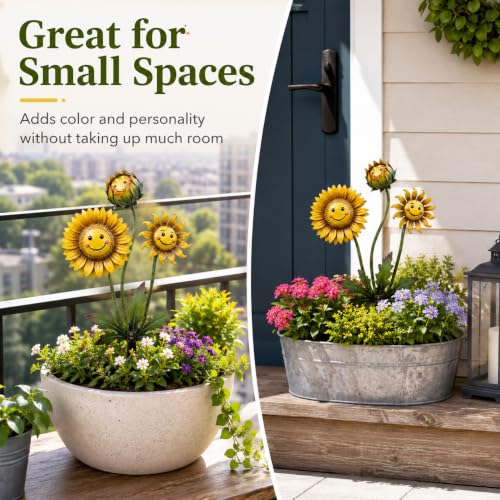 2D Whimsical Carnivorous Plant Garden Stake (A)