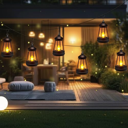 Mini Solar Lantern Lights Replacement for Outdoor Statue