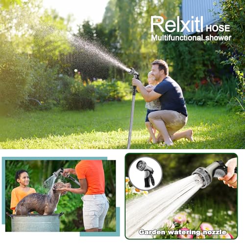 25FT Metal Garden Hose (Gray / 25FT)