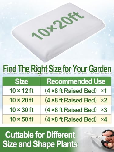 10 x 20 ft Plant Covers Freeze Protection (10 x 20 ft)
