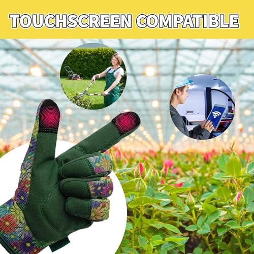 Gardening Glove (1 Pair Per Pack-green Florals / Medium)