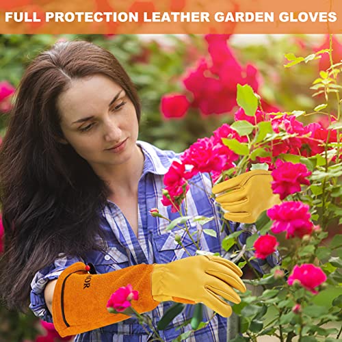 Gardening Gloves for Women Men (Yellow / Small (Pack of 1))