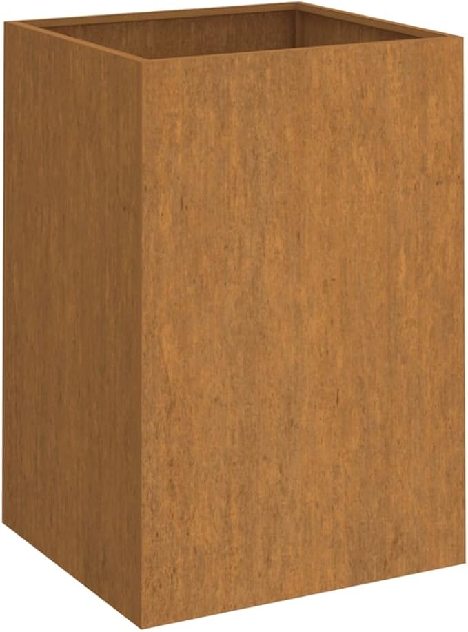 Planter,Multifunctional Raised Bed,Plant Privacy Fence,Balcony Planter Beds,Herb Planters,Greenhouse Planter,for Herbs,Flowers,Outdoor,Vegetables,20.5"x18.9"x29.5" Corten Steel