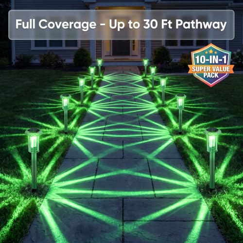Halloween Solar Outdoor Lights (Green)