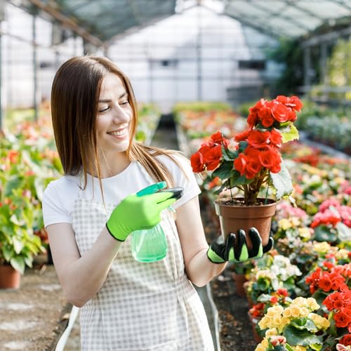 W1 Safety Work Gloves for Men & Women (12 Pairs-green / Small)