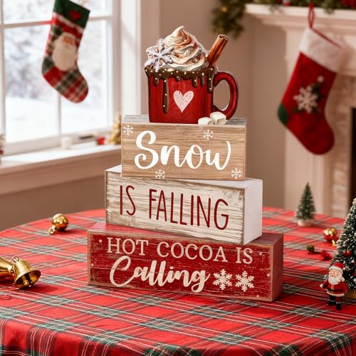 4 Pcs Christmas Table Decor (Chocolate)