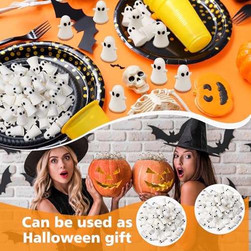 50 Pcs Mini Halloween Ghost Figurines (Halloween Ghost)