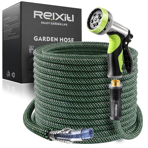 Garden Hose Flexible Water Hose (Green / 25FT)