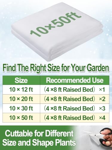 10 x 50 ft Plant Covers Freeze Protection (10 x 50 ft)