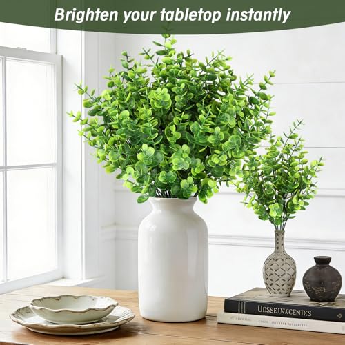 Artificial Greenery Eucalyptus Boxwood (Eucalyptus / 12PCS)