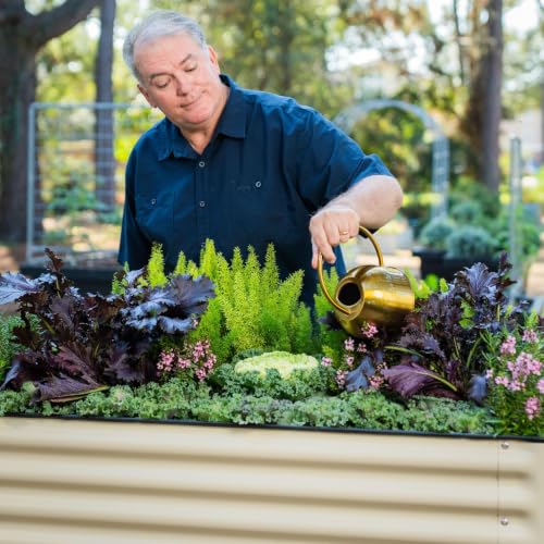 Elevated Raised Garden Bed (Pearl White / 2' x 8')