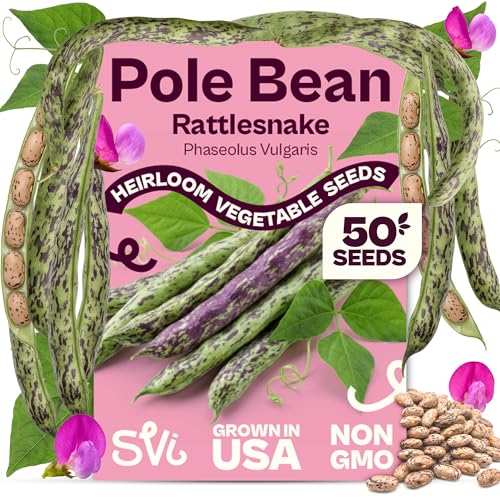 50 Rattlesnake Beans Seeds