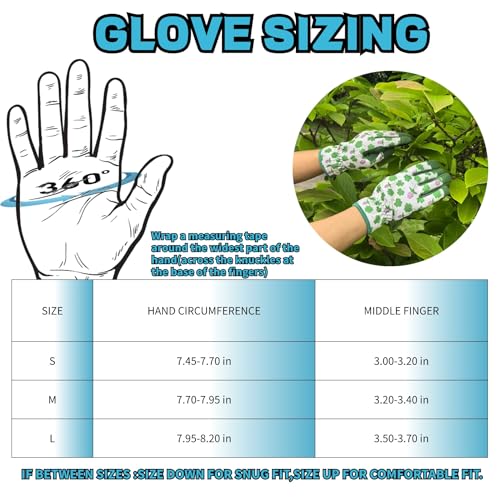 Gardening Gloves Women (1 Pair Per Pack-green Leaf / Medium)