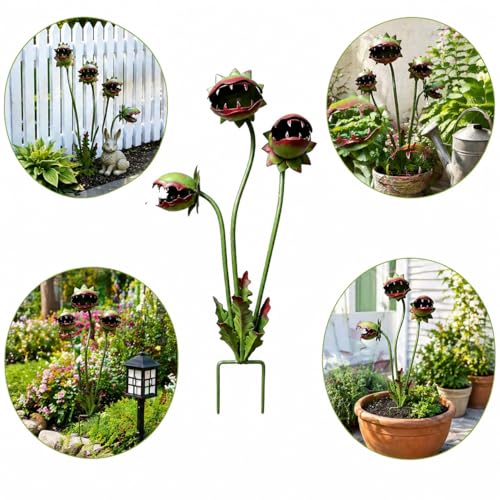 Carnivorous Plant Decorative Planter Garden Stake
