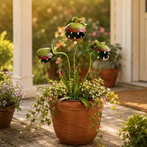 Carnivorous Plant Decorative Planter Garden Stake